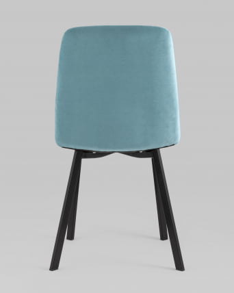 Стул Оливер Скуаре велюр Пыльно-голубой / Oliver Square_4